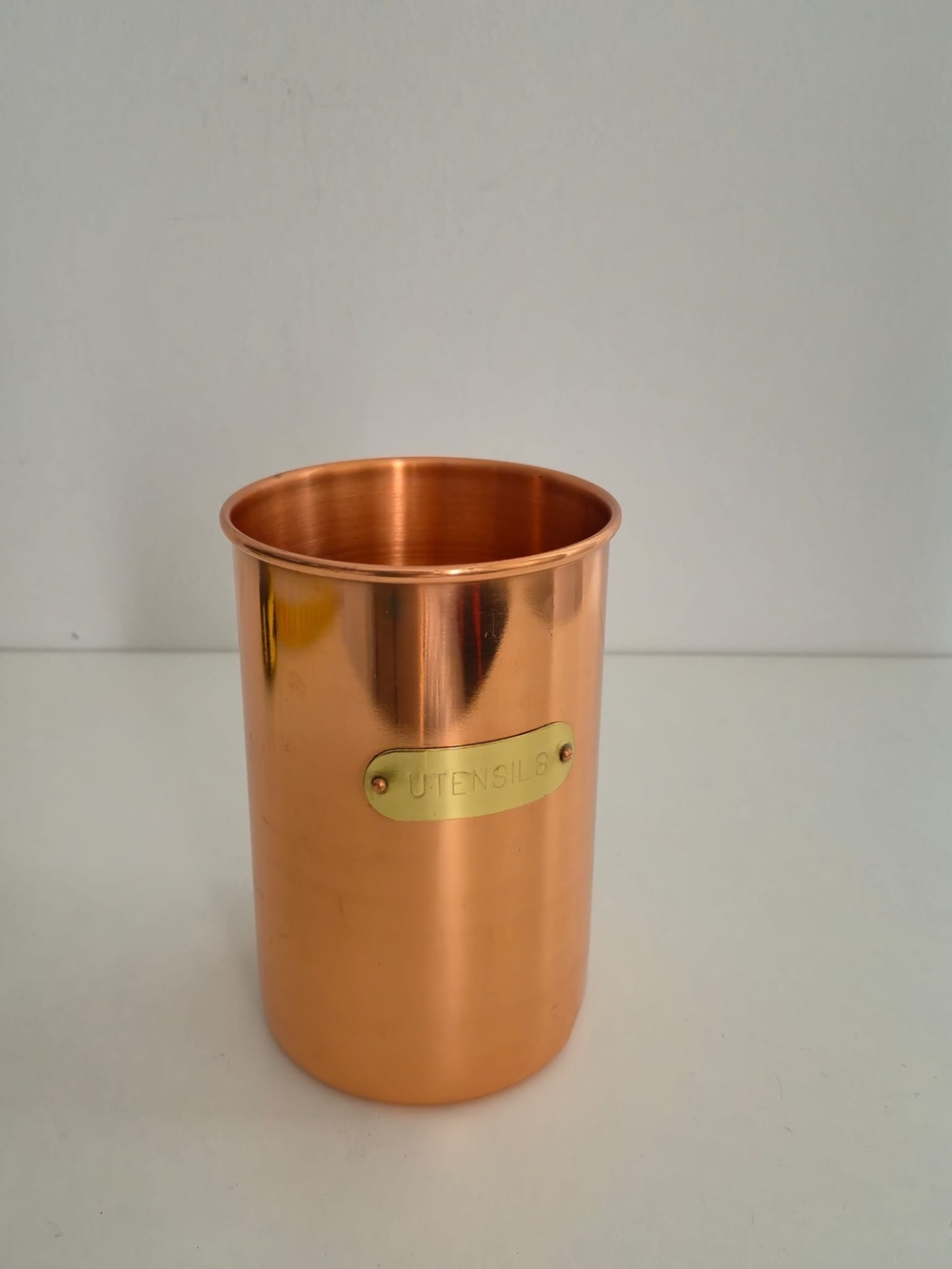 Vintage Le Cuistot Copper Utensil Holder / Canister – Made in Portugal